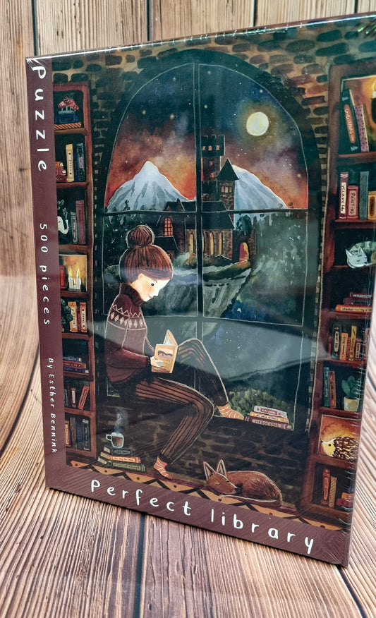Puzzle de 500 pièces- Dream Library- Esther Bennink