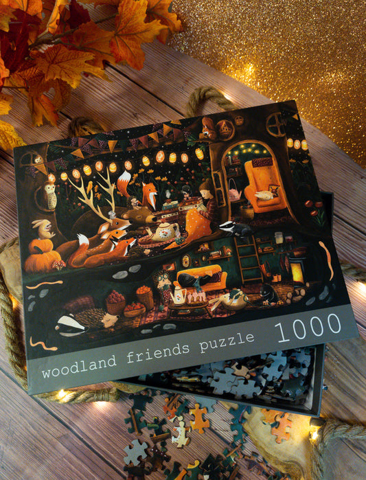 Puzzle 1000 pièces- Woodland friends- Esther Bennink